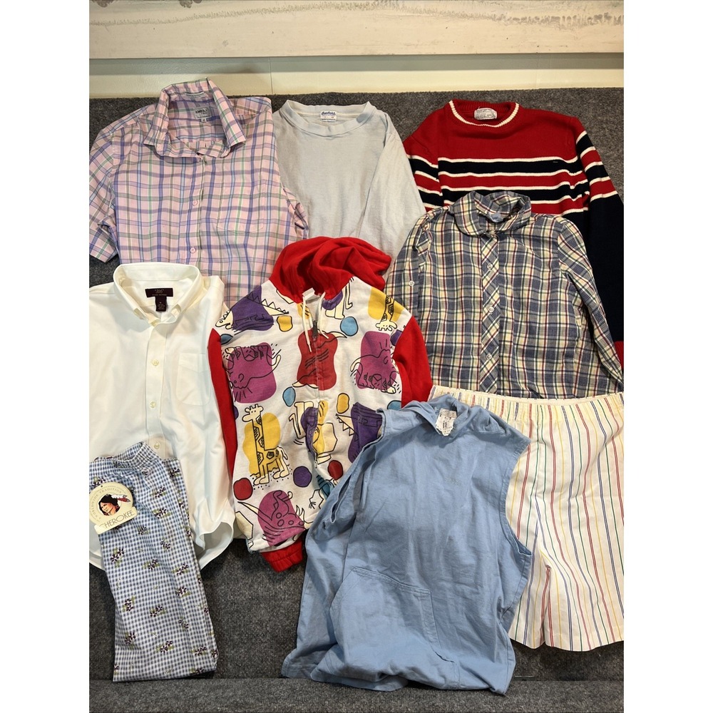 9pc Vintage Kids Clothes Lot Sz 10-14